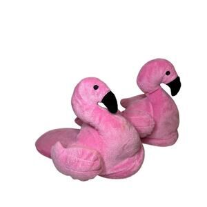 Old Navy Size 7.5 Women Pink Slip On Flamingo Collector House Slippers Pink Gift